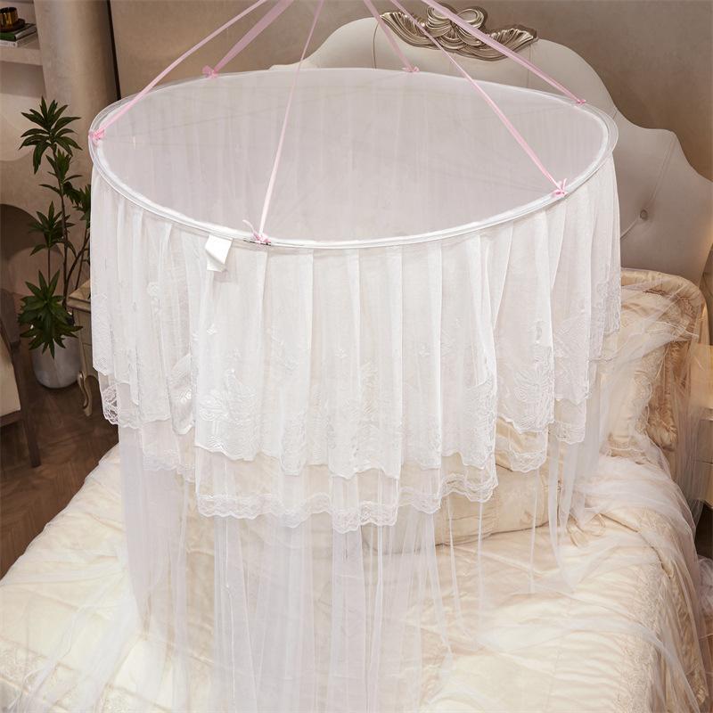 Home And Garden Children Bed Mosquito Net Girl Round Bed Tent Mosquito Nets Bed Curtain Bed Canopy For Double Bed Mosquito Net