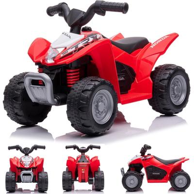 Battery-Powered Car Quad Honda Trx Red