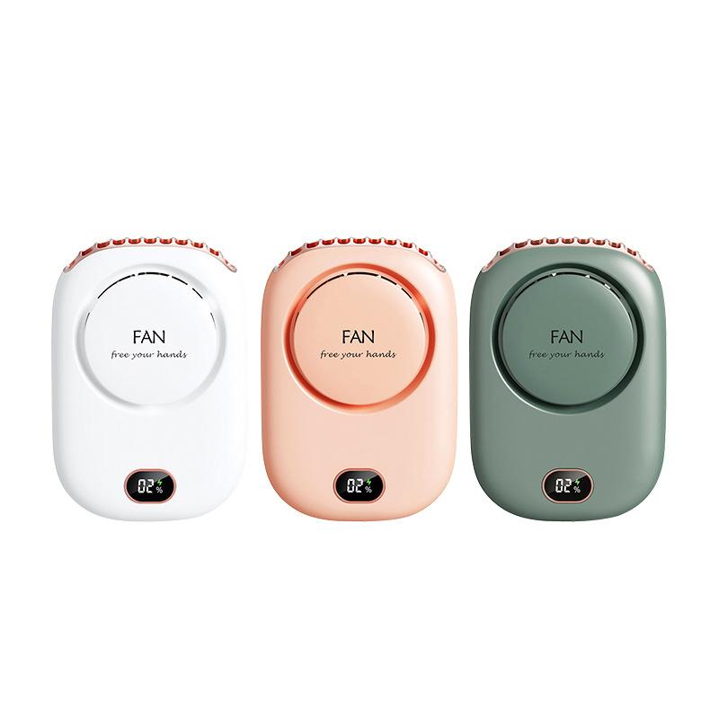 New Mini Portable Fan Rechargeable Ventilador Bladeless Turbo Ultra Quiet Student Hand Held Fan for Outdoor Sports Travel