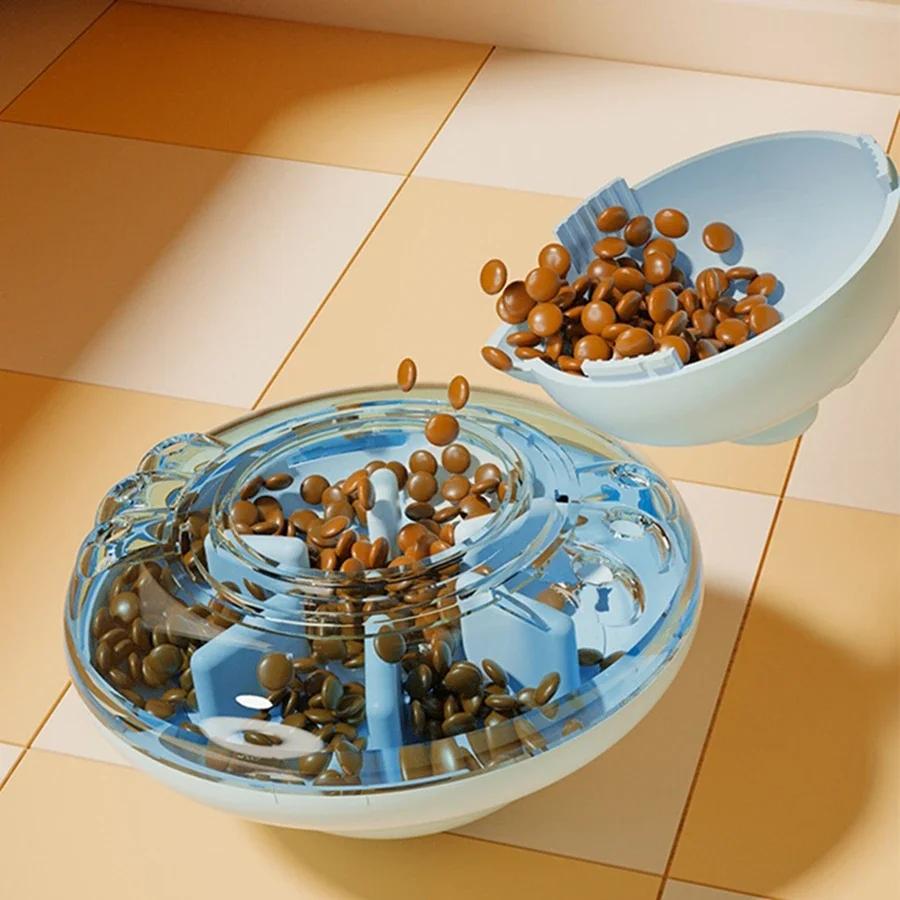 1 peça Dispensador de Comida para Gatos com um Brinquedo Puzzle Multifuncional em Forma de Frango para Gatos e Cães Para Aliviar o Tédio e Alimentação Lenta