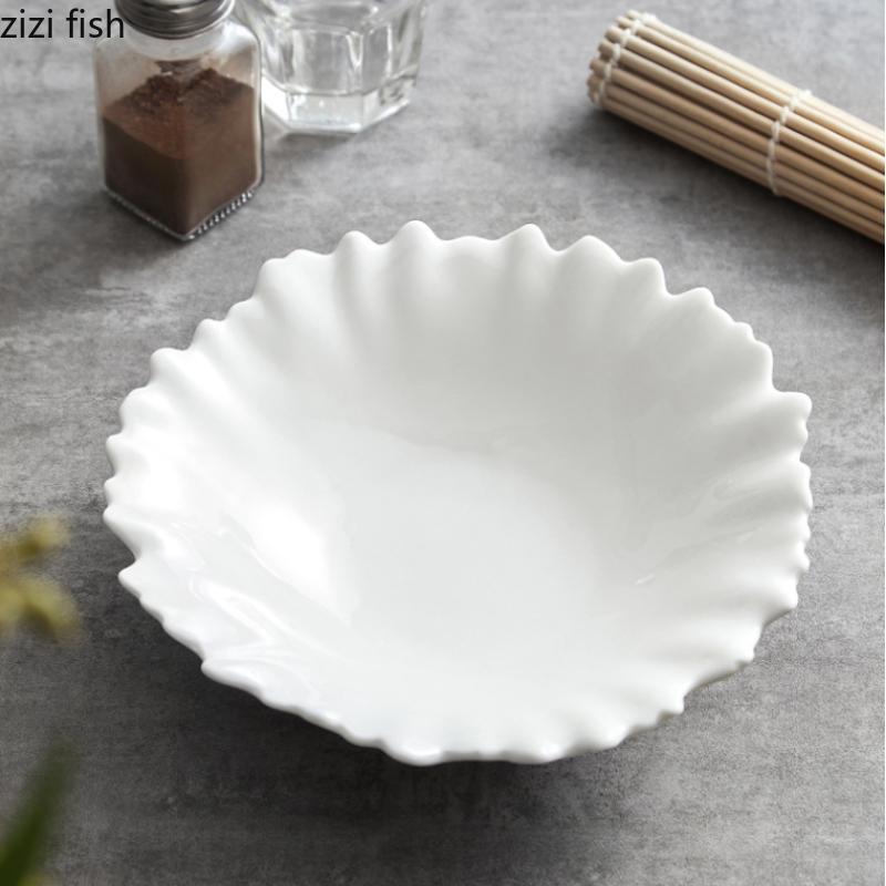 Nepravidelná keramická mísa Talíř na ovoce Salátové mísy Jídelní talíř Mísa na nudle Mísy na polévku Dezertní talíře Miska na dim sum Talíře na sashimi