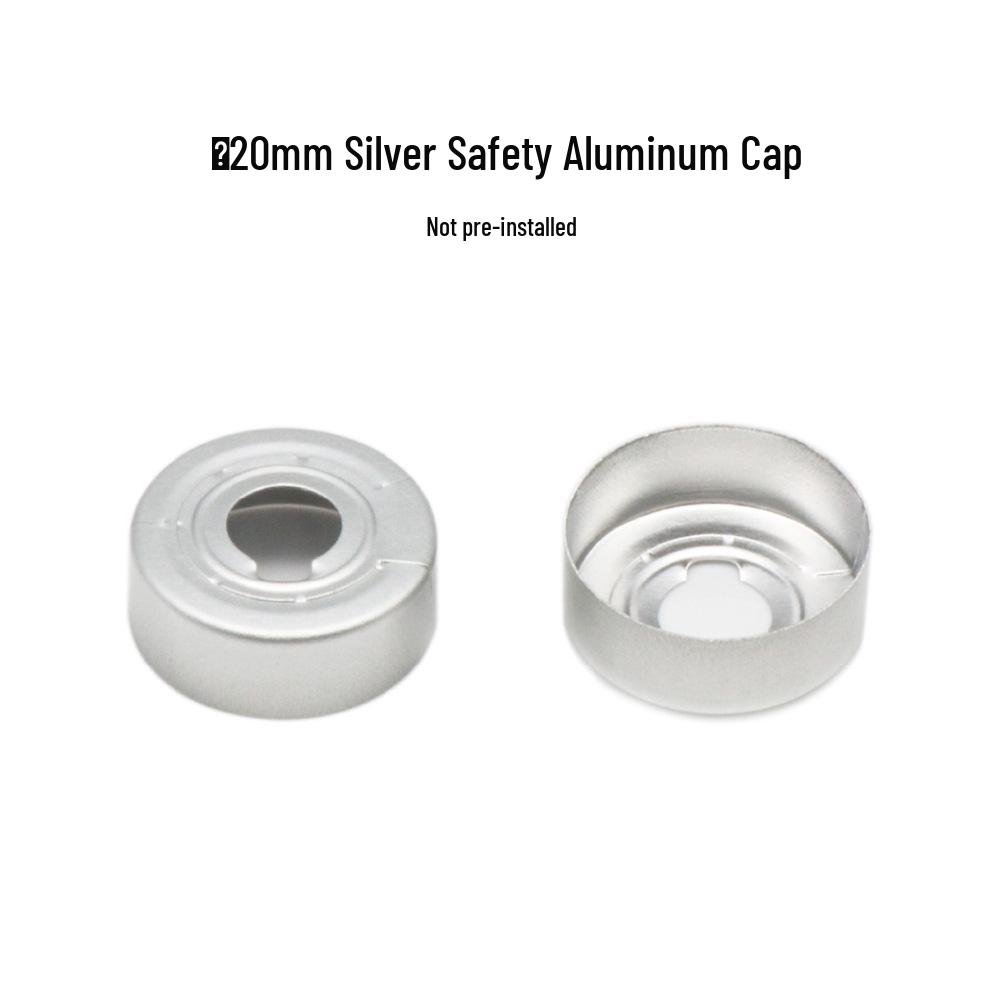 10ml/20ml Headspace Vial Caps, 20x3mm Aluminum Septa for Agilent Shimadzu Autosamplers
