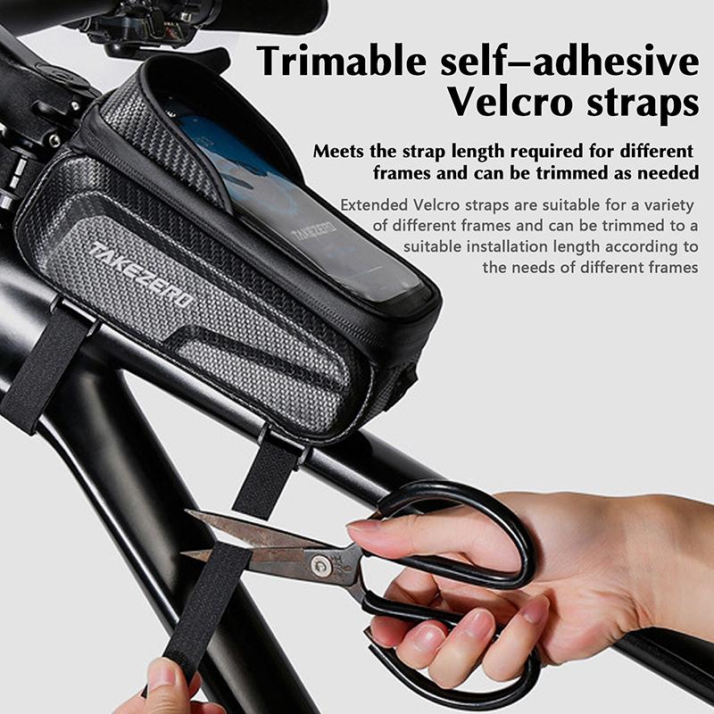 Bicycle Bag Waterproof Touch Screen Cycling Bag Top Front Tube Frame Mtb Road Bike Bag Phone Case Bike Accessories