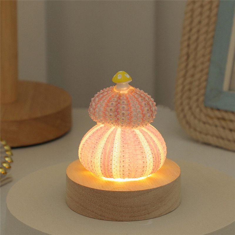 AEE4-Led Wood Display Stand For 3D Crystal Glass Resin Art Light Crystal Art Wood Display Lighted Base Battery Operated