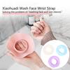 1 Paar Gesicht waschen Spa Armbanduhrband Silikon Einfarbig Wasserdicht Haaraccessoires Stirnband Handgefertigt Make-up