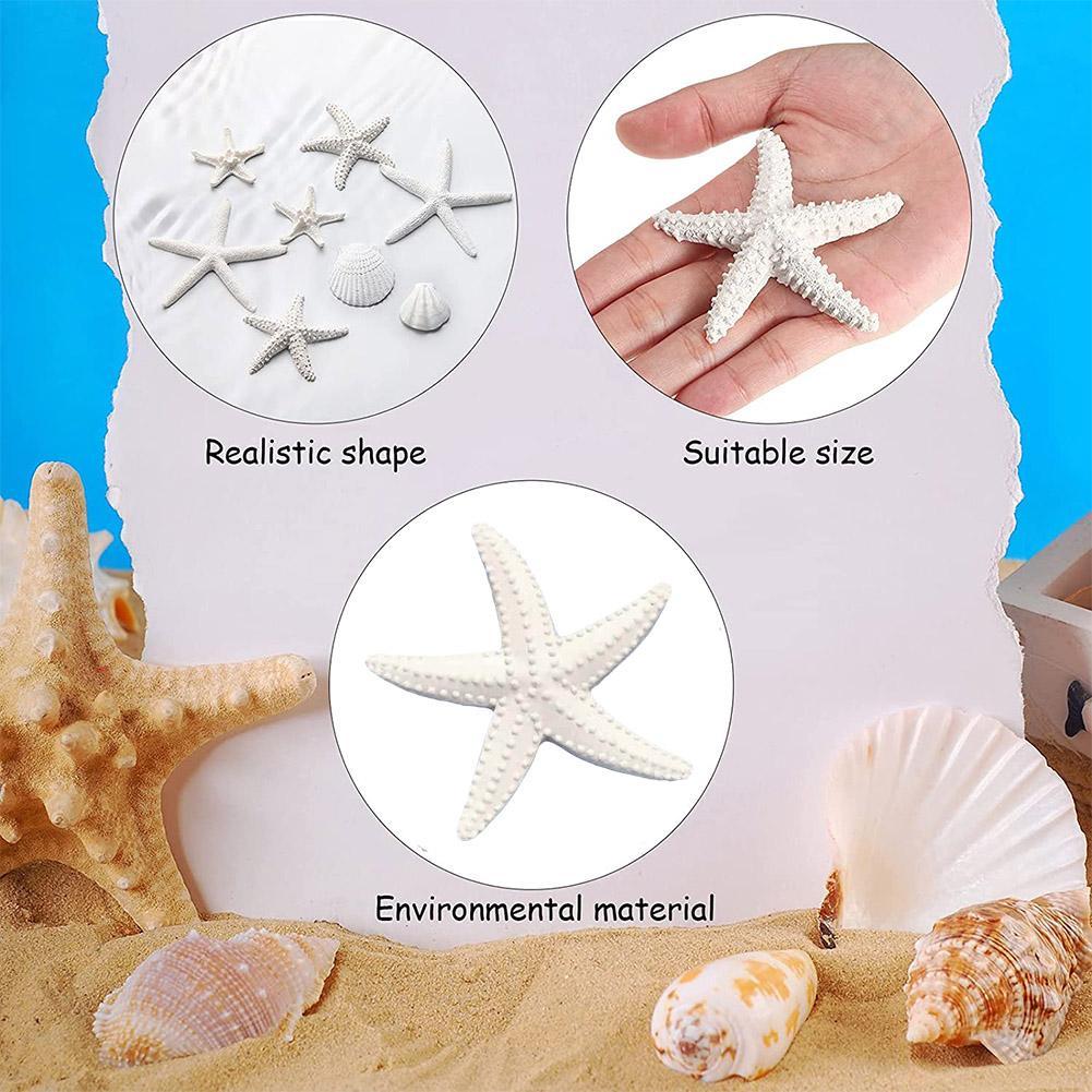 Simulation Starfish Design Mediterranean Style Fish Decoration Ornament Eco-friendly Decoration O0D6