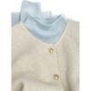 Retro Women's Knit Vest & Cardigan Set - Round Neck, Single-Breasted, Double Layer