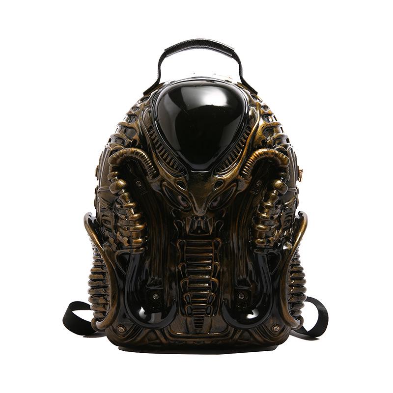 2025 Punk-Style Acrylic Backpack: European Fashion, Large Capacity, Unique Design for Women