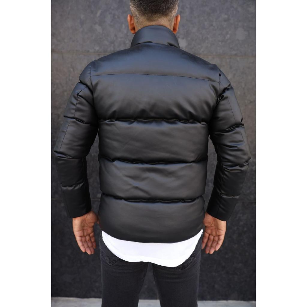 Oversize Leder Mantel Aufblasbare Neue Saison Wasser Und Winddicht