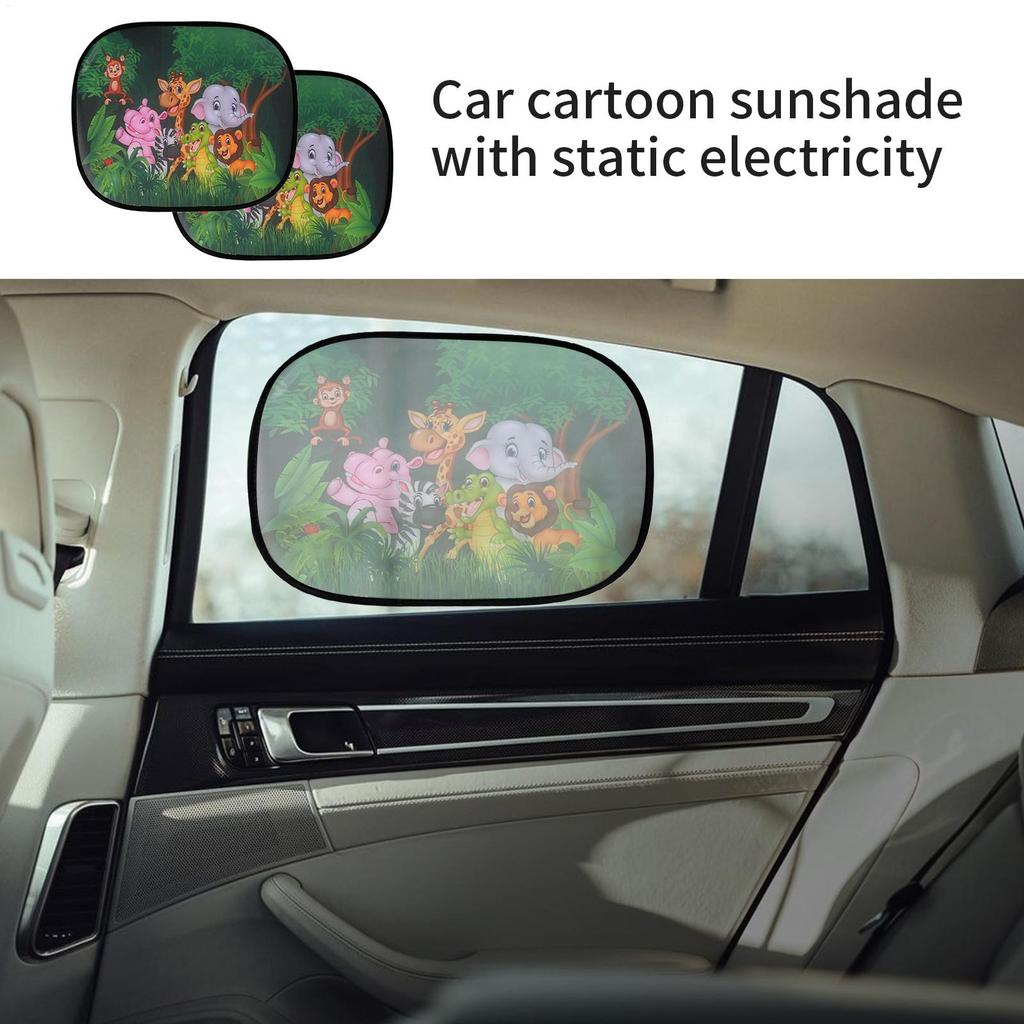 Car Window Covers Static Cling Films Stickers To Blocking UV Reusable Glare Blocker Shield Protection Windshield Covers For
