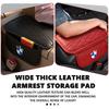 Leather Car Seat Center Console Armrest Mat Storage Bag For M Performance E36 E46 E60 E90 E91 E92 E93 F30 F20