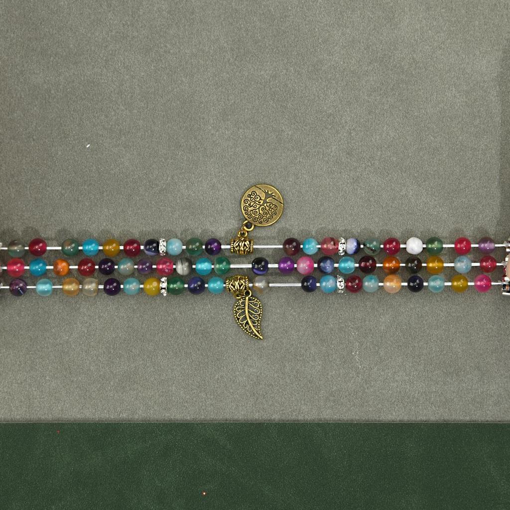 Pasek do zegarka Apple Watch Series 10 9 8 7 SE 6 5 4 3 2 1 42mm 41mm 40mm 38mm Bransoletka z koralików Pasek na nadgarstek