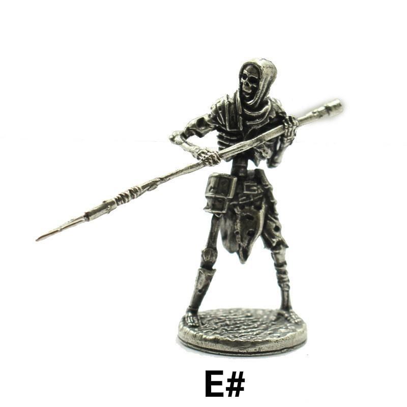 

Медный Скелет Легиона Фигурки Миниатюрное Украшение Ретро Металл Череп Солдат Армия Статуя Настольная Игрушка Орнамент E