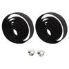 Road Bicycle Handlebar Wrap Tape with Silver Handle Plug EVA PU Antislip Shock Absorption for Mountain Bike Cycling
