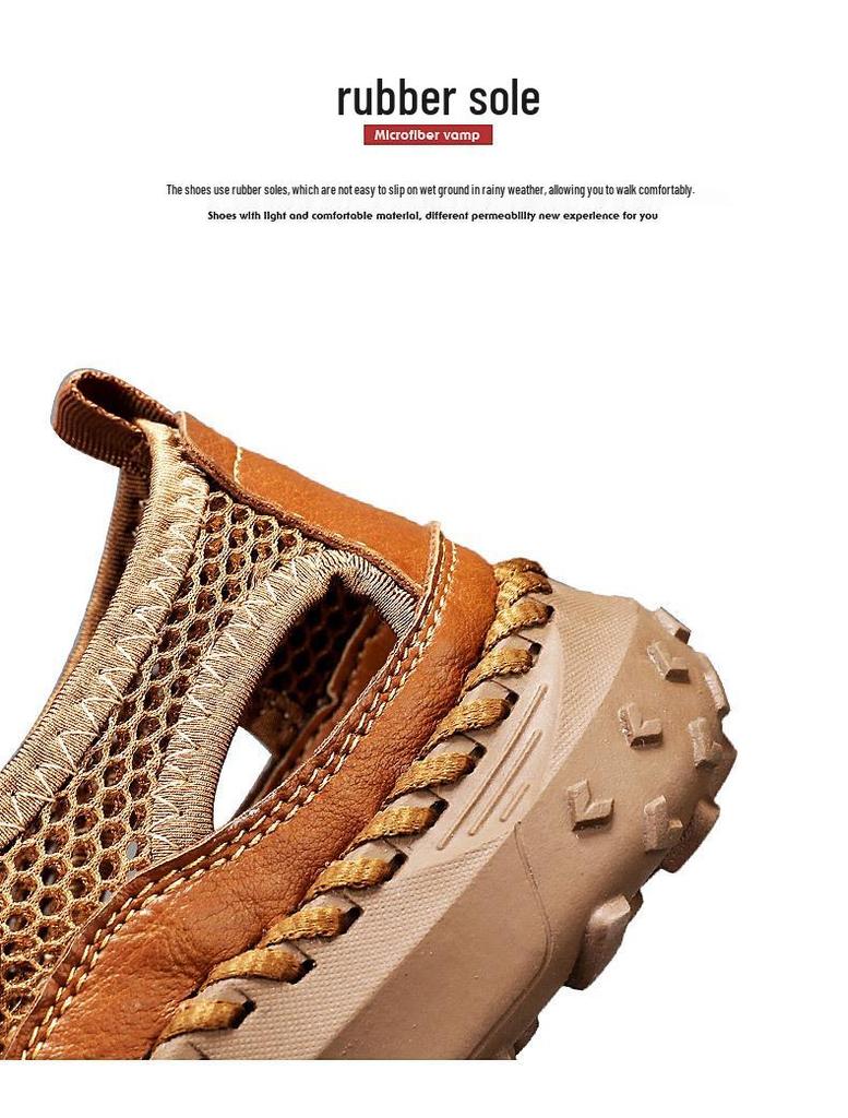 Men's Summer Casual Cross-Border Breathable Mesh Sandals