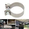   Exhaust Band   Clamps Rustproof Muffler Clamp High Hardness for Downpipe Header Manifold