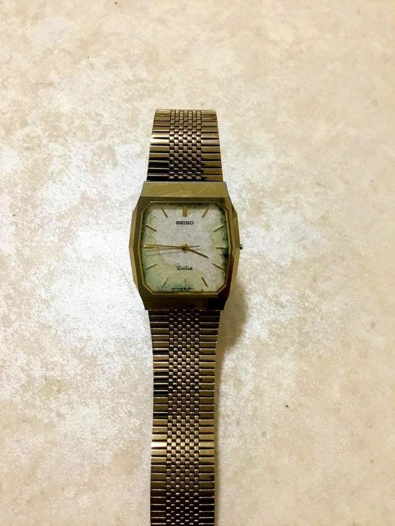 [USED] SEIKO DOLCE Men's Tungsten Quartz Watch, Gold