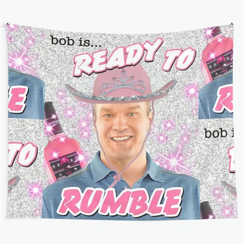 

Aertemisi Bob Duncan Party Ready Funny Meme Tapestry Wall Hanging Art for Bedroom Living Room Decor Party Backdrop 74x94cm(29x37in)