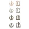 Ultra-small DIY Shoes Buttons Tri-glide Belt Buckle Doll Bag Buckles Clothes Sewing Accessories