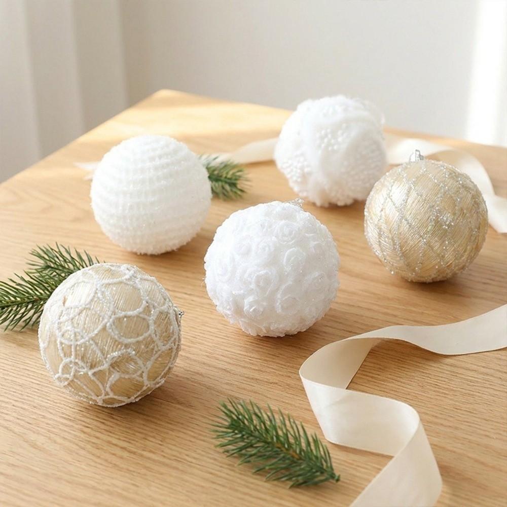 Foam Christmas Tree Pendant 10CM Hanging Balls Ornament Christmas Tree Decor Christmas Tree