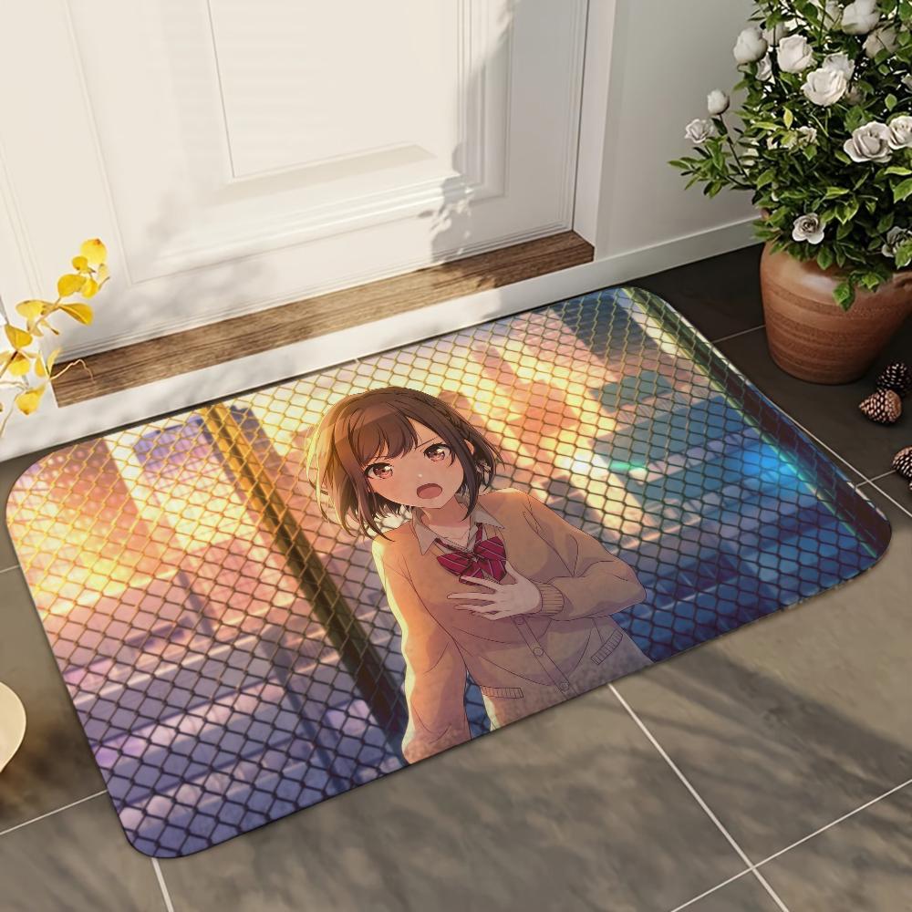 

1pc Project S-Sekai Bathroom Absorbent Mats Anti-Slip Mats Home Decor Supplies Carpets Home Kitchen Floor Mats 40x60cm