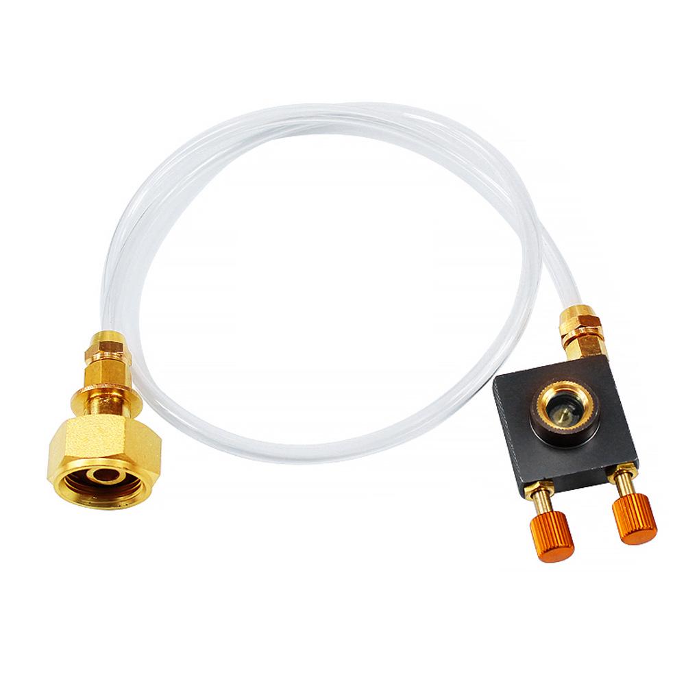 Camping & Hiking Gas Can Adapter: Card-Type Flat Can Inflation Connector