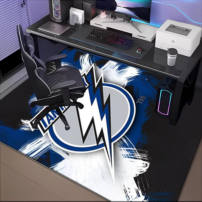 Tampa Bay Hockey Floor Mat for Living Room, Game Rooms, Office, Bedroom, Office Floor Mat Playful Design, Christmas fan gifts