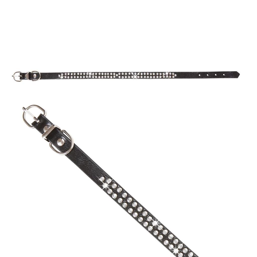 Collare Strass Widmann – Collana In Similpelle Con Pietre – Taglia Unica Regolabile - 4