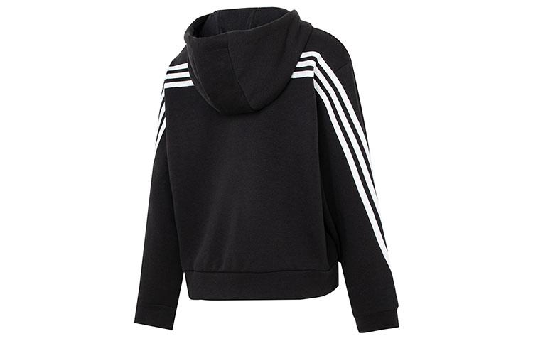 adidas Women's Future Icons 3-Stripes Full-Zip Hoodie Black HT4715