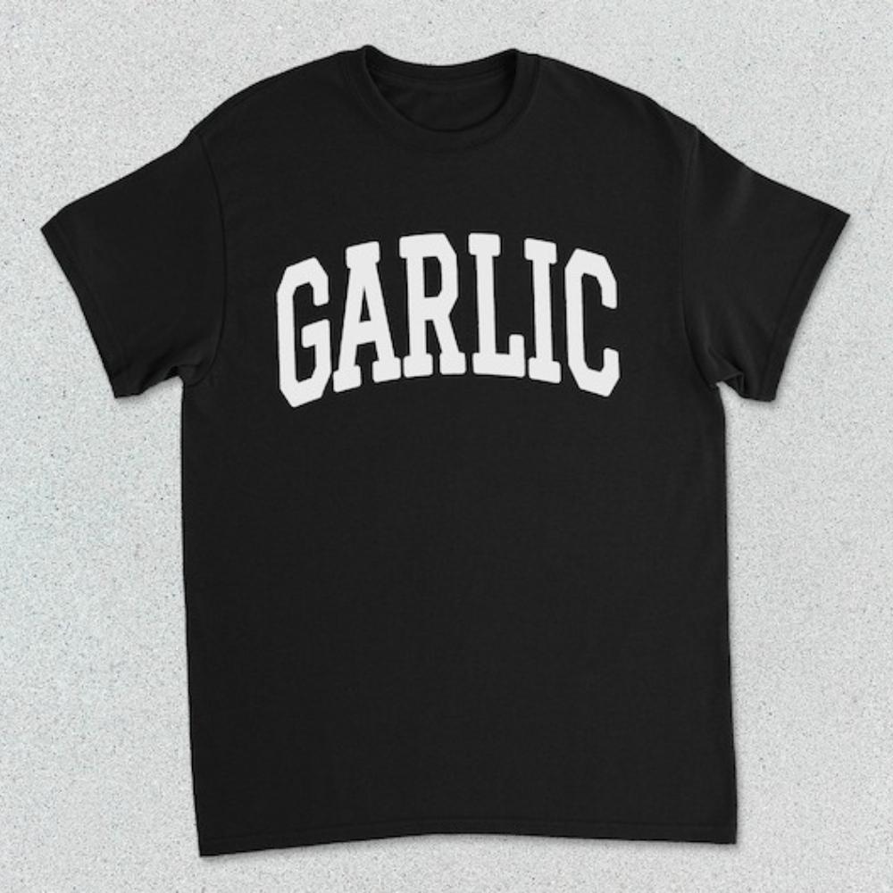 Garlic TShirt Women Unisex Casual Cotton Graphic T Shirts Creative Streetwear Camisetas Tops Tee Shortsleev