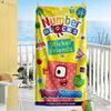 Numberblocks Personalized Text Beach Towel High Absorbency & Quick-Dry Perfect for Traveling Yoga Camping and Swimming