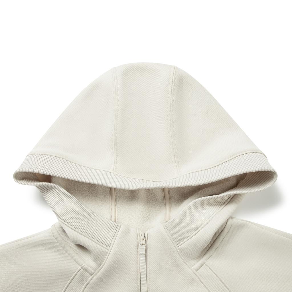 Li Ning Fitness Series Fleece Lined Loose Long Sleeve Hooded Sports Casual Stitched Sweatshirt Women Sweatshirt AWDV944-3