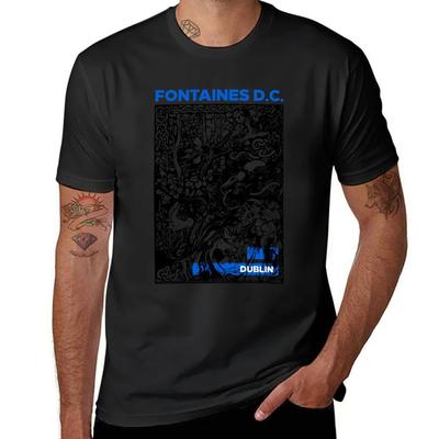 Fontaines Dc Ireland T-Shirt Plus Sizes Cute Tops Mens Plain T Shirts