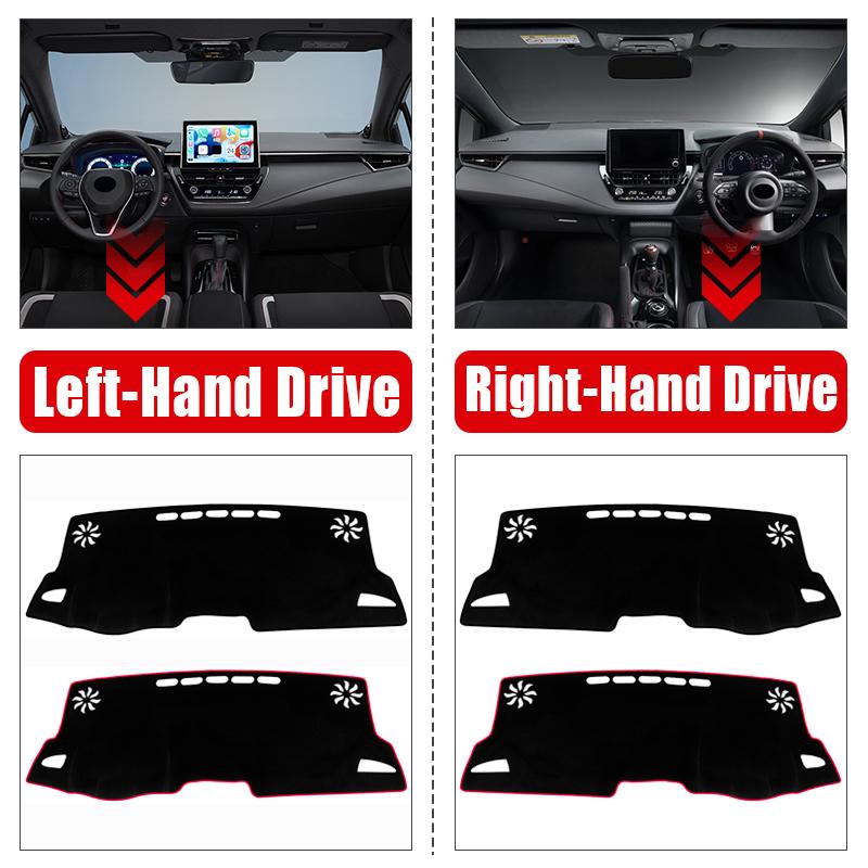 Car Dashboard Cover Avoid Light Pad Anti-UV Carpet Mats Case Non-Slip For Toyota Corolla E210 Hybrid
