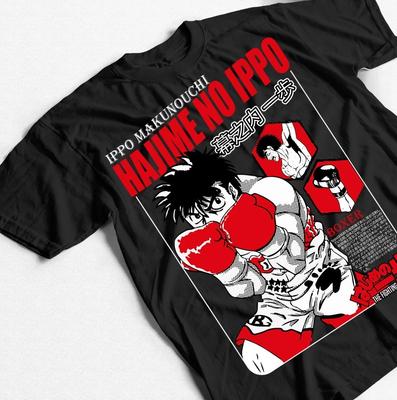 Hajime No Ippo Box-T-Shirt, Kamogawa Gym Shirt, Anime-Fan-Geschenk, Unisex-T-Shirt,