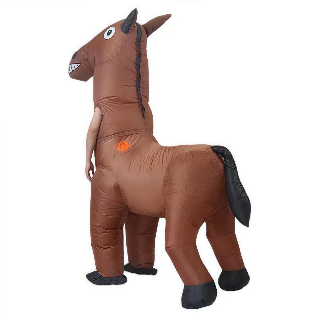 Cross-Border Christmas & Halloween Horse Inflatable Costume for Stage Performances