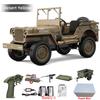 JJRC C8815 Auto RC 1/10 WILLYS 1941 4WD RTR RC Crawler Auto Telecomandata 2.4G Arrampicata Fuoristrada Camion RC Militare Giocattoli Regalo