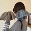 French Elegant Knit Hair Tie Nonslip Hair Holder 26cm Circumference Headdress Comfortable Daily Use Accessory