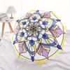 1pc Floral Pattern Design Automatic Folding Umbrella, Portable & Foldable Design with 8 Ribs, Casual Outdoor Accessory Halloween and Christm