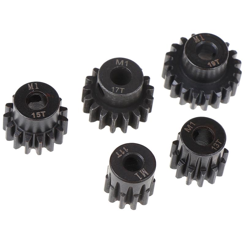 M1 5mm 11T 13T 15T 17T 19T Pinion Motorgir Kombinasjonssett For 1/8 RC Bilmotor