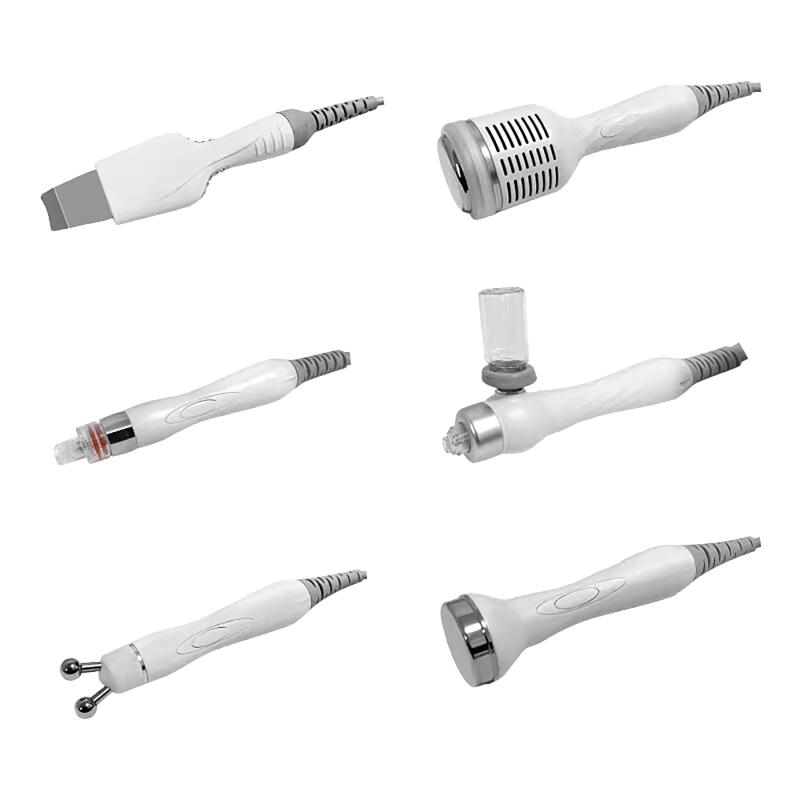 1Pcs Ultrasonic Skin Scrubber Pore Cleaner Lifting Facial Probe Small Bubble Replacement H2O2 Hydro Machine Accessories