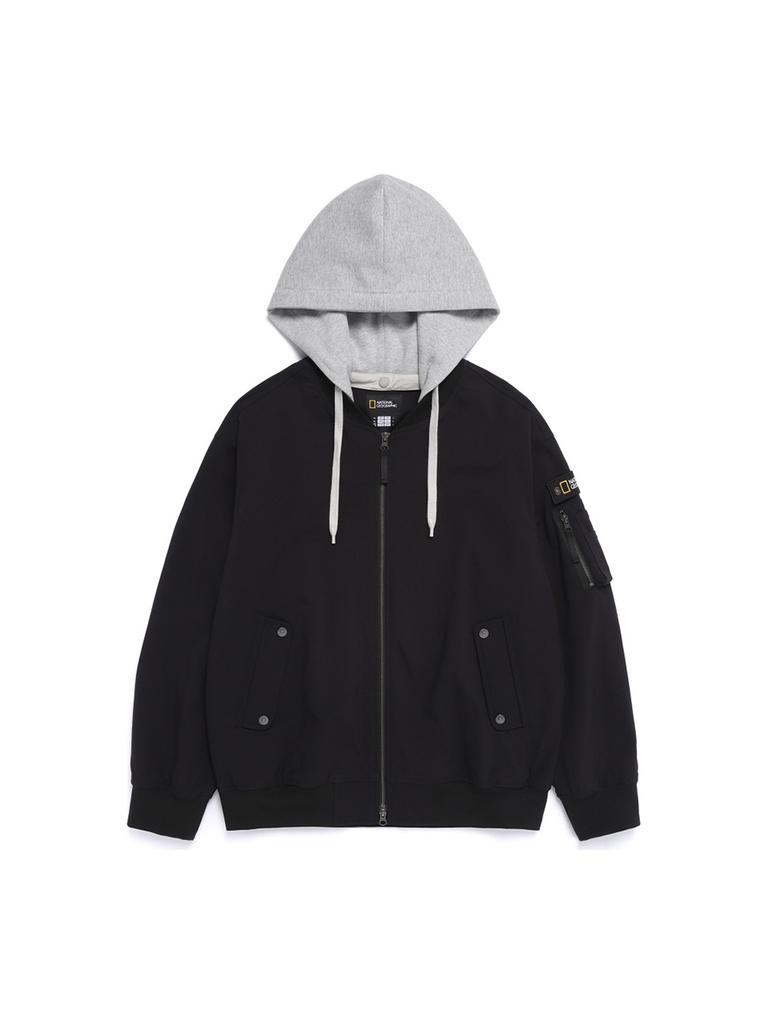 Nationalgeographic N261Mjp020 Rontra Detachable Hood Jumper Black