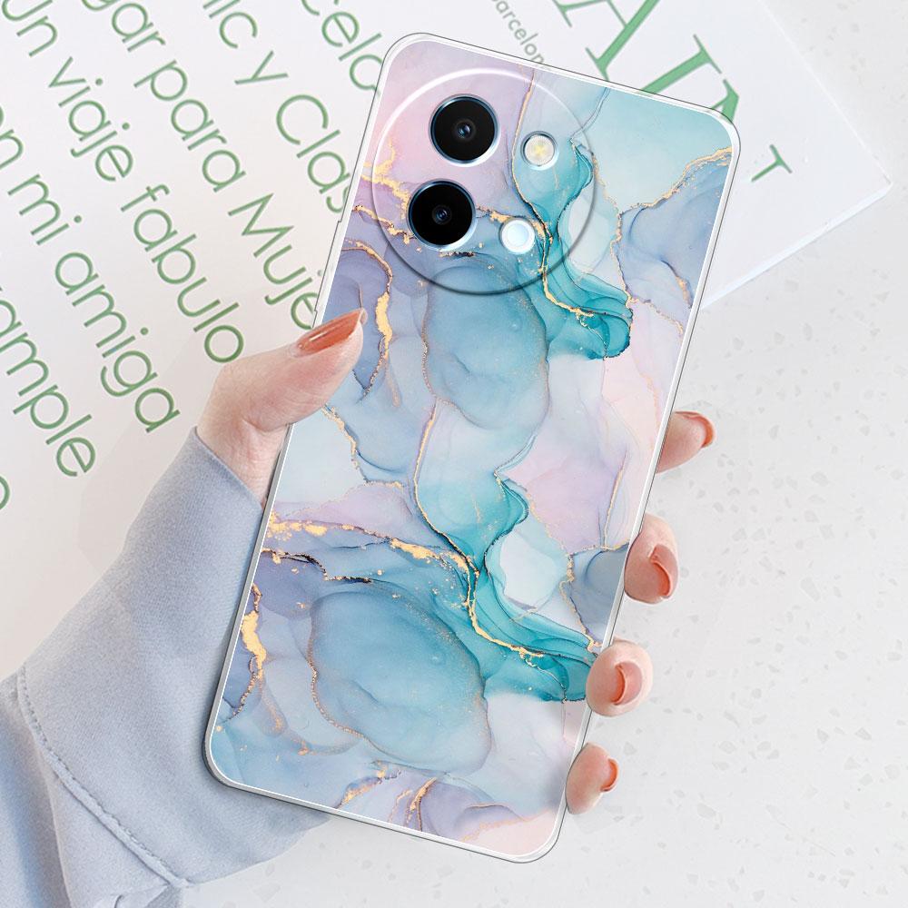 For Vivo Y38 5G Case Back Cover For Vivo Y18 /Vivo Y18E Funda Clear Soft Silicone Phone Case on VivoY38 Y 18 Y18E Protect Coque