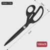 12-Inch Professional Tailor Scissors: Sharp Stainless Steel Cloth Scissors for Household Use