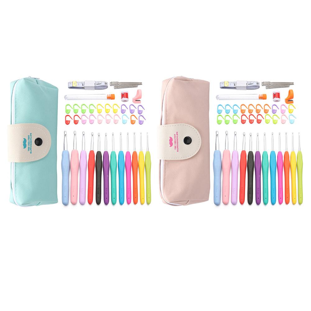 

Сумка-ручка для начинающих, набор крючков для вязания крючком, швейный инструмент, швейные ткацкие инструменты, наборы для вязания крючком