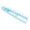 Tape Dispenser Blue Plastic Foldable Portable Tape Holder with 2pcs Tape for Packaging Pack Supplies