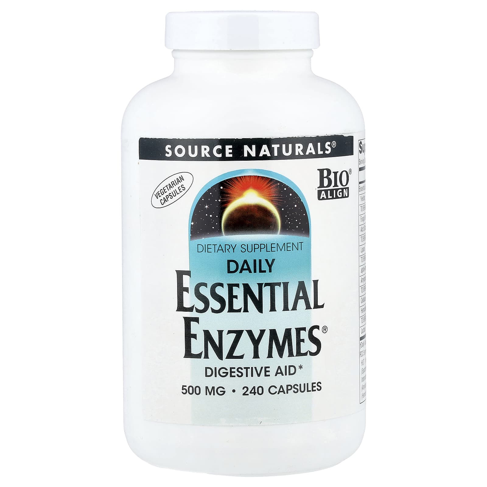 

Daily Essential Enzymes®, 240 Veggie Capsules