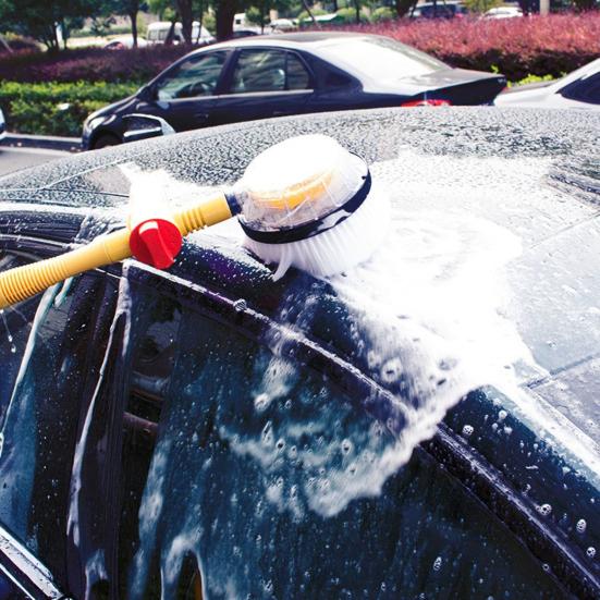 Car Wash Brush with 3 Spray Modes High Pressure Rotatable