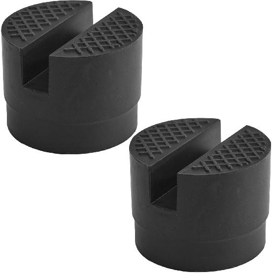 Universal Car Jack Pad Rubber Slotted Floor Adapter Frame Protector Repair Tool for Pinch Weld Side Lifting Jack Stand Vehicle Maintenance