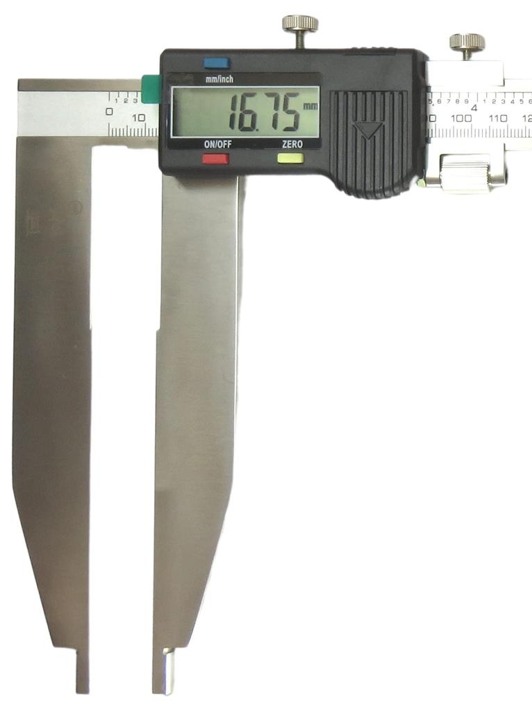 FregocS Digital Long Jaw Outside and Inside Millimeter and Multi-Function Caliper, 300mm, Measurement, Inch, DLONGCA-01